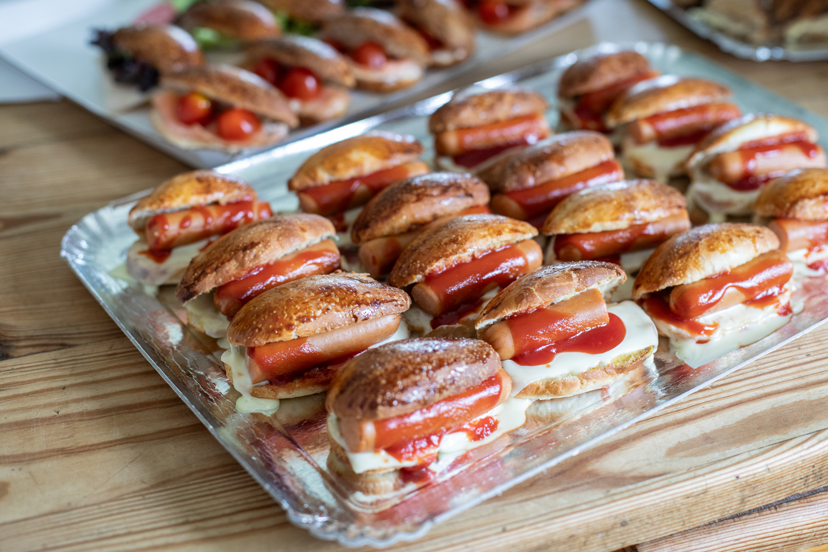 Mini hot dog Sophie Rabot Traiteur