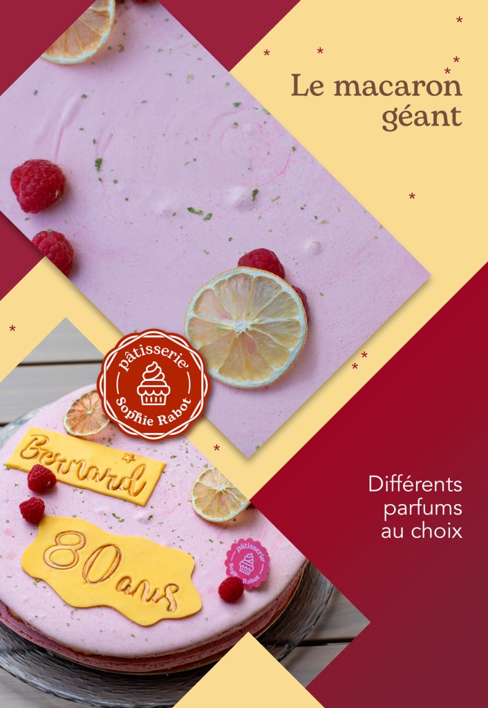 Macaron géant Sophie Rabot Pâtisserie