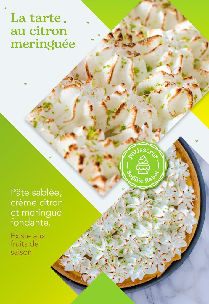 Tarte meringuée au citron Sophie Rabot Pâtisserie