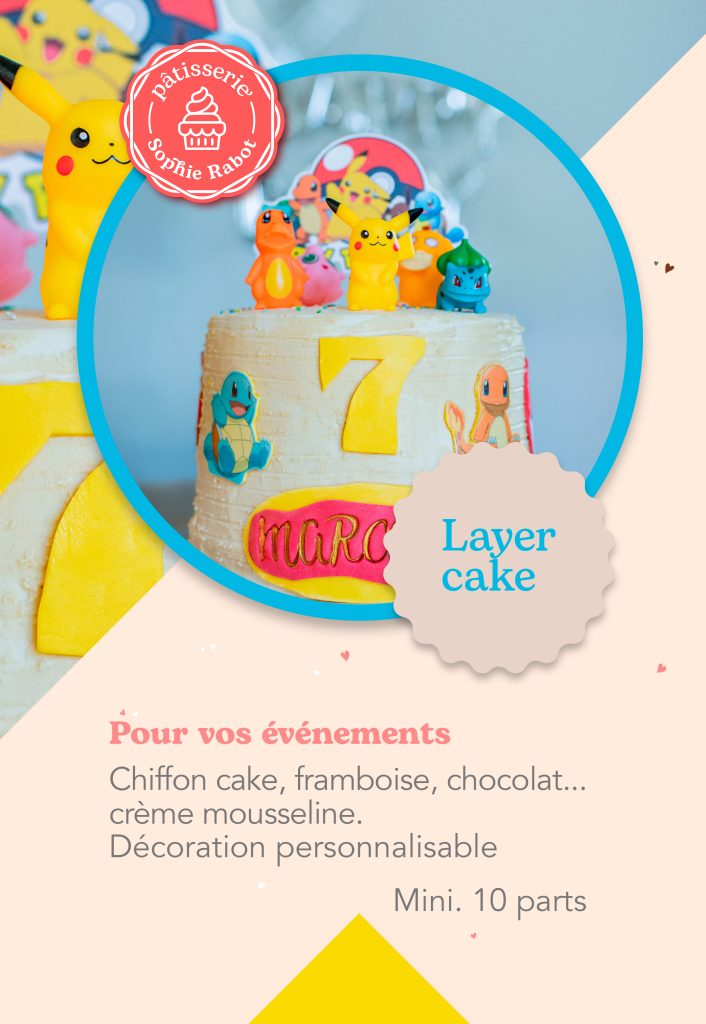 Layer cake Sophie Rabot pâtisserie