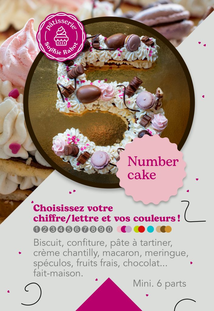 Number cake Sophie Rabot Pâtisserie