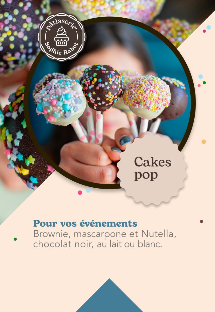 Cakes pop de Sophie Rabot pâtisserie